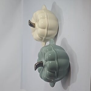 Martha Stewart Pumpkin Cocotte 8oz Ovenware Set of 2